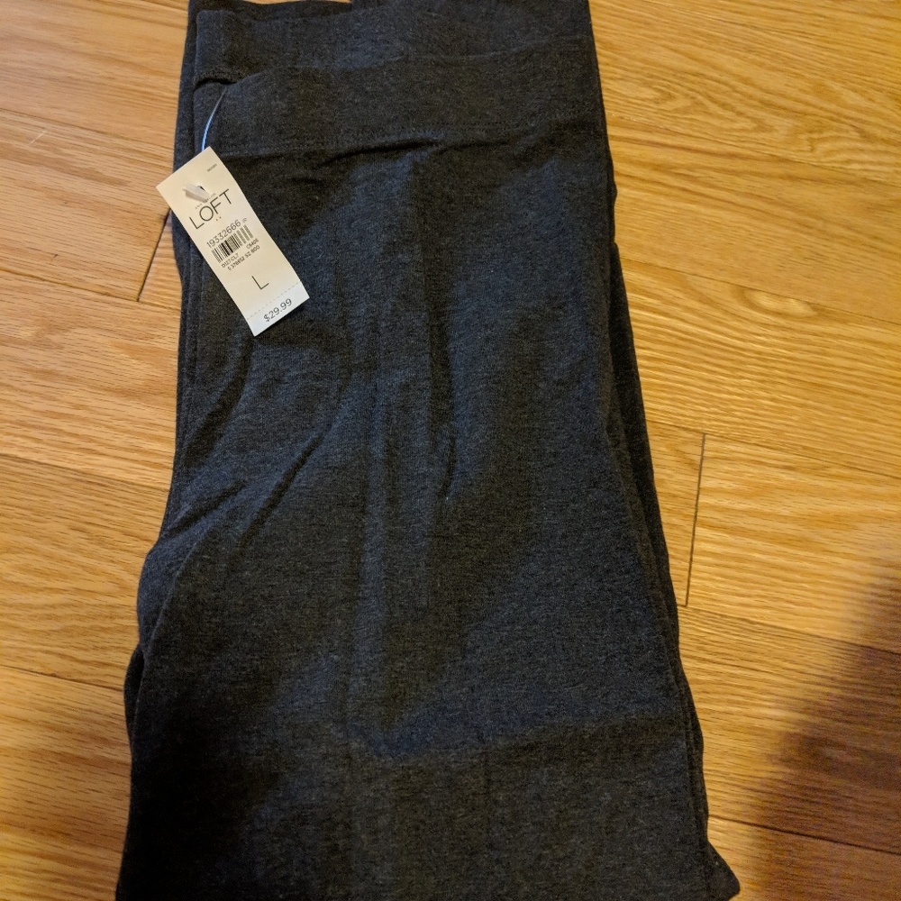 Loft Heather Grey Large Leggings